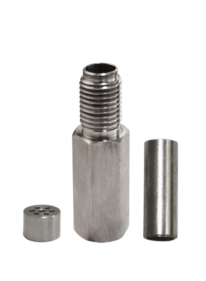 Car Universal O2 Oxygen Sensor Spacer Engine Light Adapter Bung Catalytic Converter Fix - Image 1